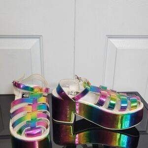 Yru Women's multi Sandals